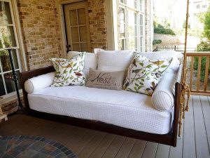 Porch swing Bed cushions