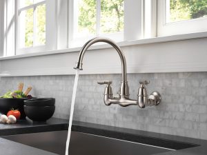 wall mounted kitchen faucet