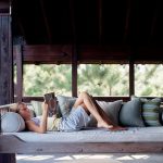 Sleeping Outside On A Porch Swing Bed