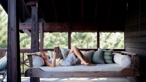 sleep on porch swing